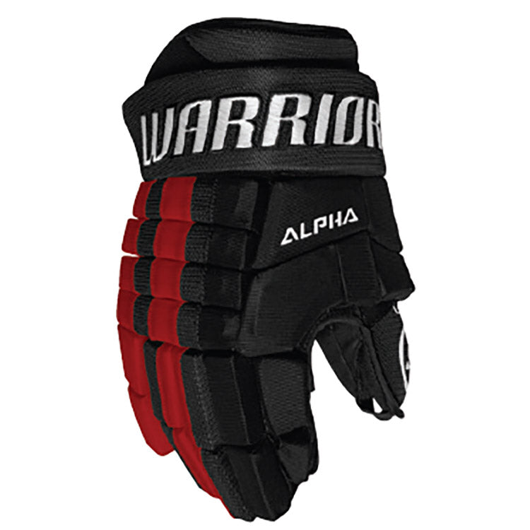 Warrior Alpha FR2 Senior Ice Hockey Gloves - Protective Hockey Gear for Men & Women - Perfect for Ice Skating, Hockey Games & Winter Sports Training