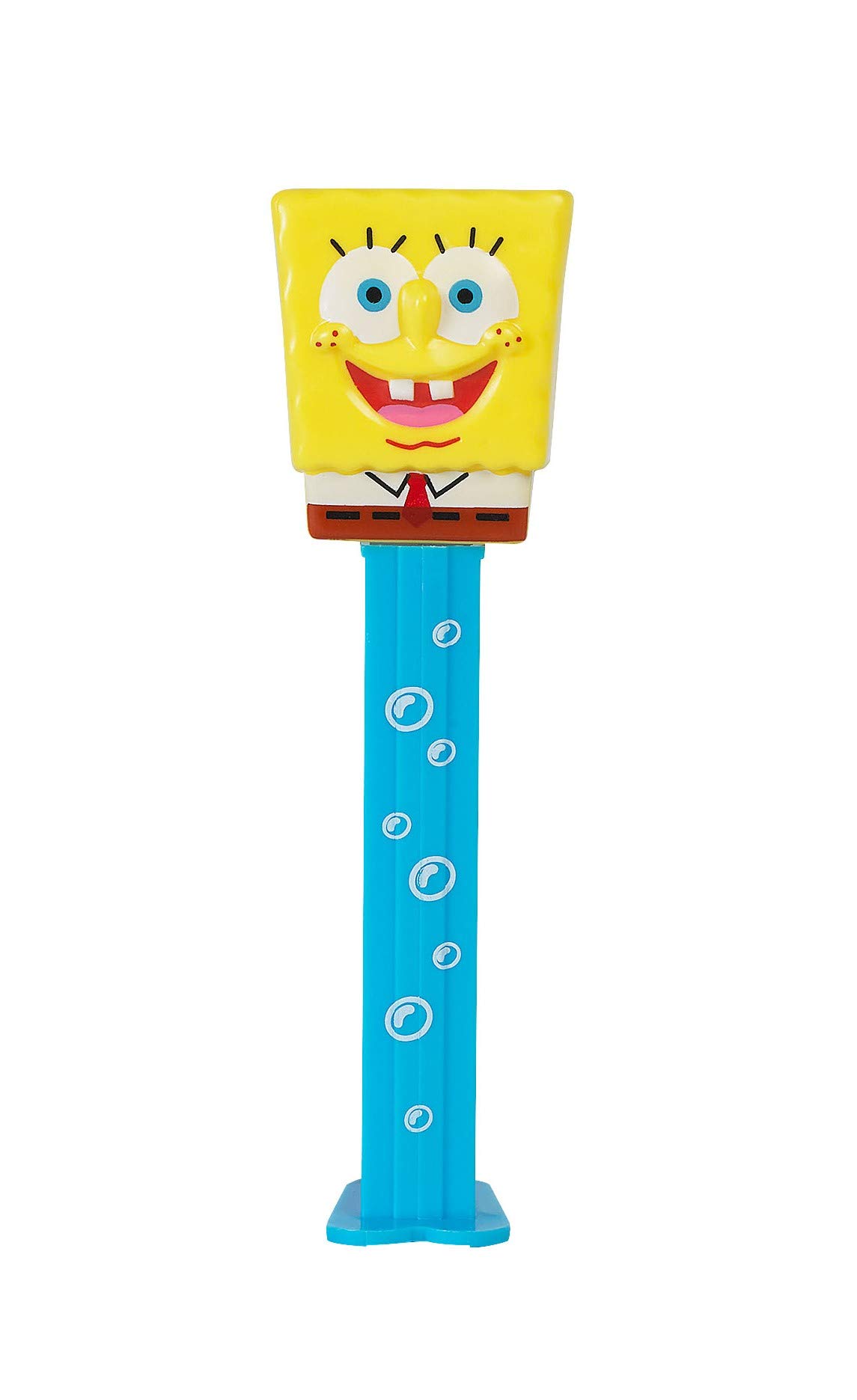 SpongeBob SquarePants PEZ Candy Dispenser with 2 Refills - Fun Bubbles Design Novelty Candy Holder for Kids & Collectors - Perfect for Birthday Parties, Halloween Treats & Office Desk Decor