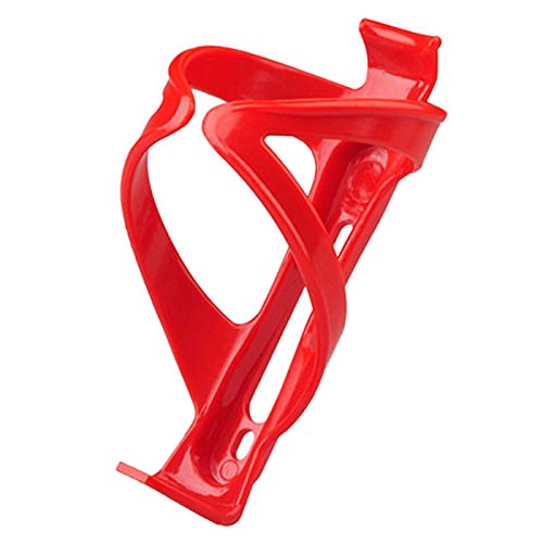 Onemopie Bike Water Bottle Holder - Bicycle Water Bottle Cage Mount for Road & Mountain Bikes - Durable Cycling Accessory for Sports & Outdoor Activities (Red)