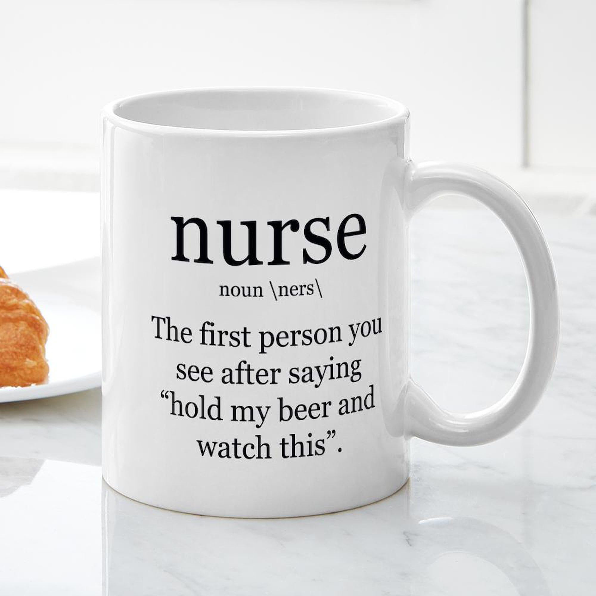 Nurse Definition Ceramic Coffee Mug 11 oz (325 ml) - Perfect Gift for Nurses, Medical Professionals & Healthcare Workers - Ideal for Coffee, Tea & Hot Drinks at Hospitals, Clinics & Home
