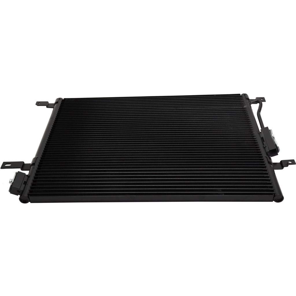 2004 Jeep Grand Cherokee A/C Condenser - Aluminum Core with Transmission Cooler - Replaces DPI# 3259, CH3030207, 55116931AA - Perfect for Summer Cooling & Off-Road Vehicle Maintenance