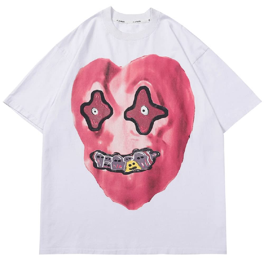 Y2K 90s Vintage Graphic Oversized T-Shirt | Unisex Hipster Printed Casual Tee | Streetwear Harajuku Top | Summer Fashion | Perfect for Music Festivals, Street Style & Retro Outfits