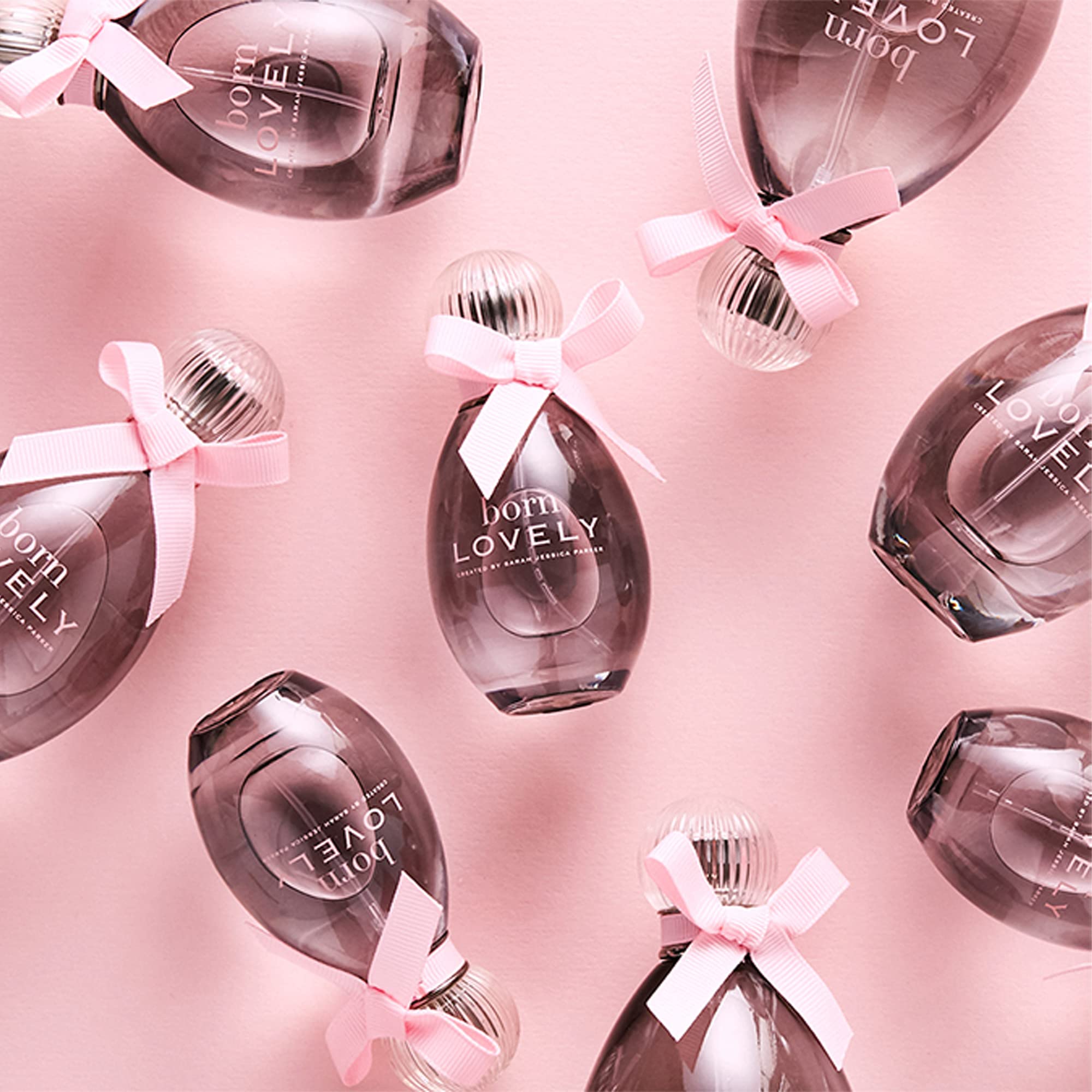 Sarah Jessica Parker Born Lovely Eau de Parfum Set - 100ml & 10ml Perfume, 200ml Body Lotion & 236ml Body Mist for Women | Gift Set for Her, Daily Fragrance & Special Occasions
