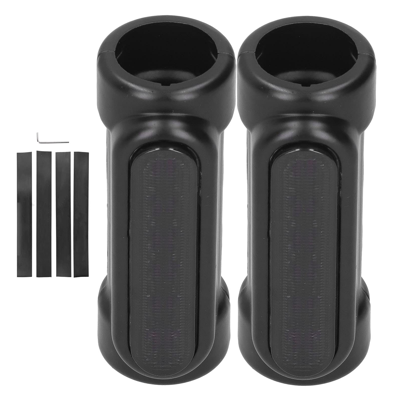 Buachois Motorcycle Highway Bar Lights - 12V Switchback LED Driving Lights with Turn Signals, Fits 1-1/4