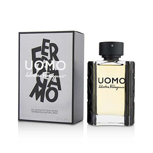 Salvatore Ferragamo Uomo 100ml Eau de Toilette for Men - Fresh & Woody Fragrance for Day & Night Wear, Office & Special Occasions