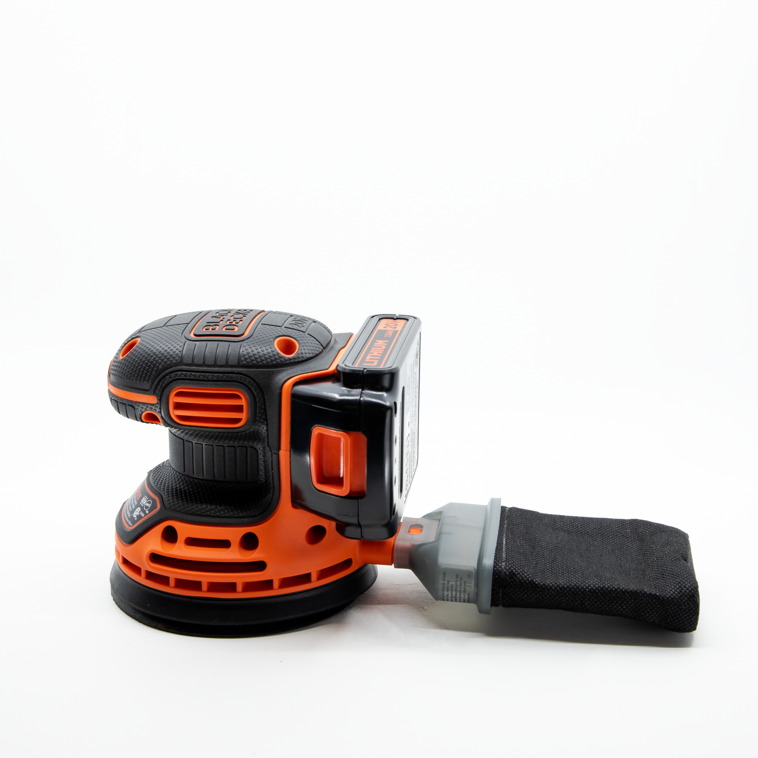 20V MAX Cordless Random Orbital Sander - Lightweight & Powerful for Woodworking, Sanding, and DIY Projects - Perfect for Furniture Refinishing, Auto Body Work & Home Renovation