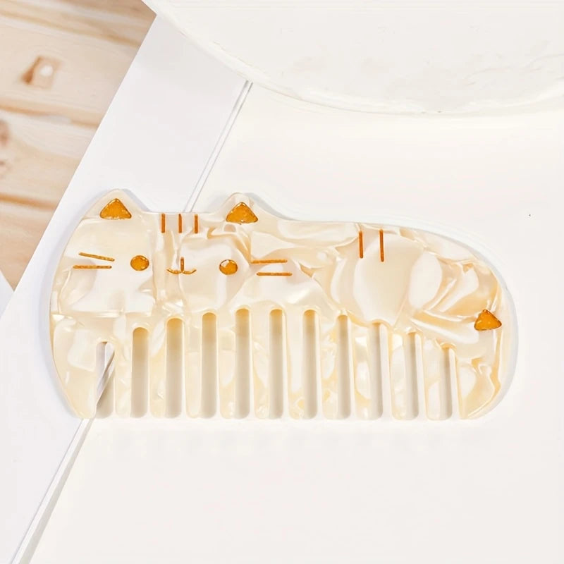 Gildie Playful Paws Pet Grooming Comb - Gentle Deshedding Brush for Dogs & Cats - Reduce Shedding & Tangles - Perfect for Daily Grooming at Home or Professional Use
