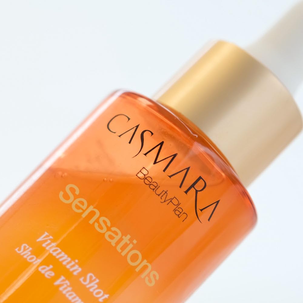 Sensations Vitamin Shot Serum - Brightening & Hydrating Face Serum with Vitamin C & E | Perfect for Morning Skincare Routine & Anti-Aging Treatment