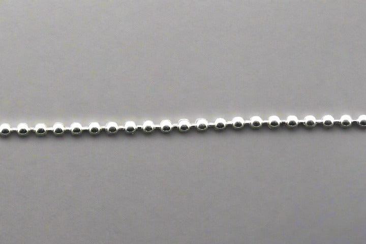 1.2mm Sterling Silver Ball Chain Necklace for Women & Men - Durable 925 Silver Jewelry for Everyday Wear, Layering & Gift Giving