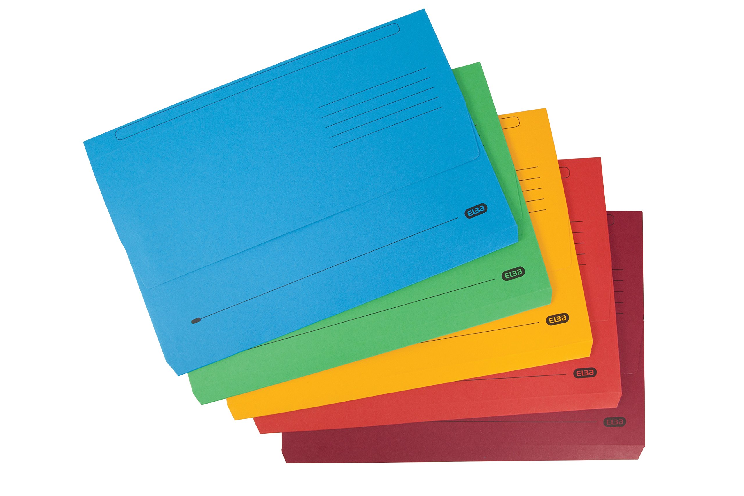 Premium Foolscap Document Wallets - A4+ Size, 10-Pack Assorted Colors - Perfect for Office, School & Legal Document Storage & Organization