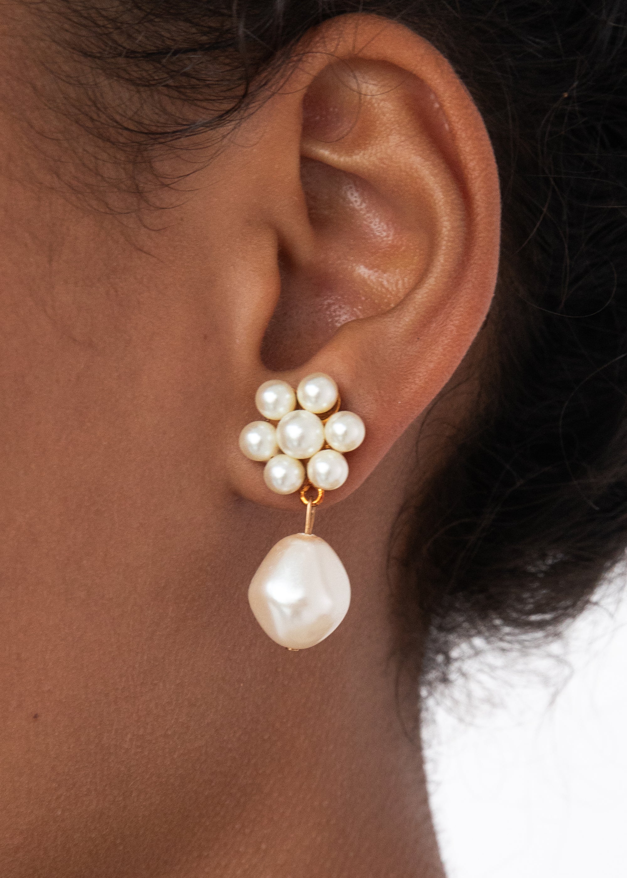 Josie Pearl Earrings for Women - Elegant Dangle Pearl Jewelry for Party, Wedding & Everyday Wear