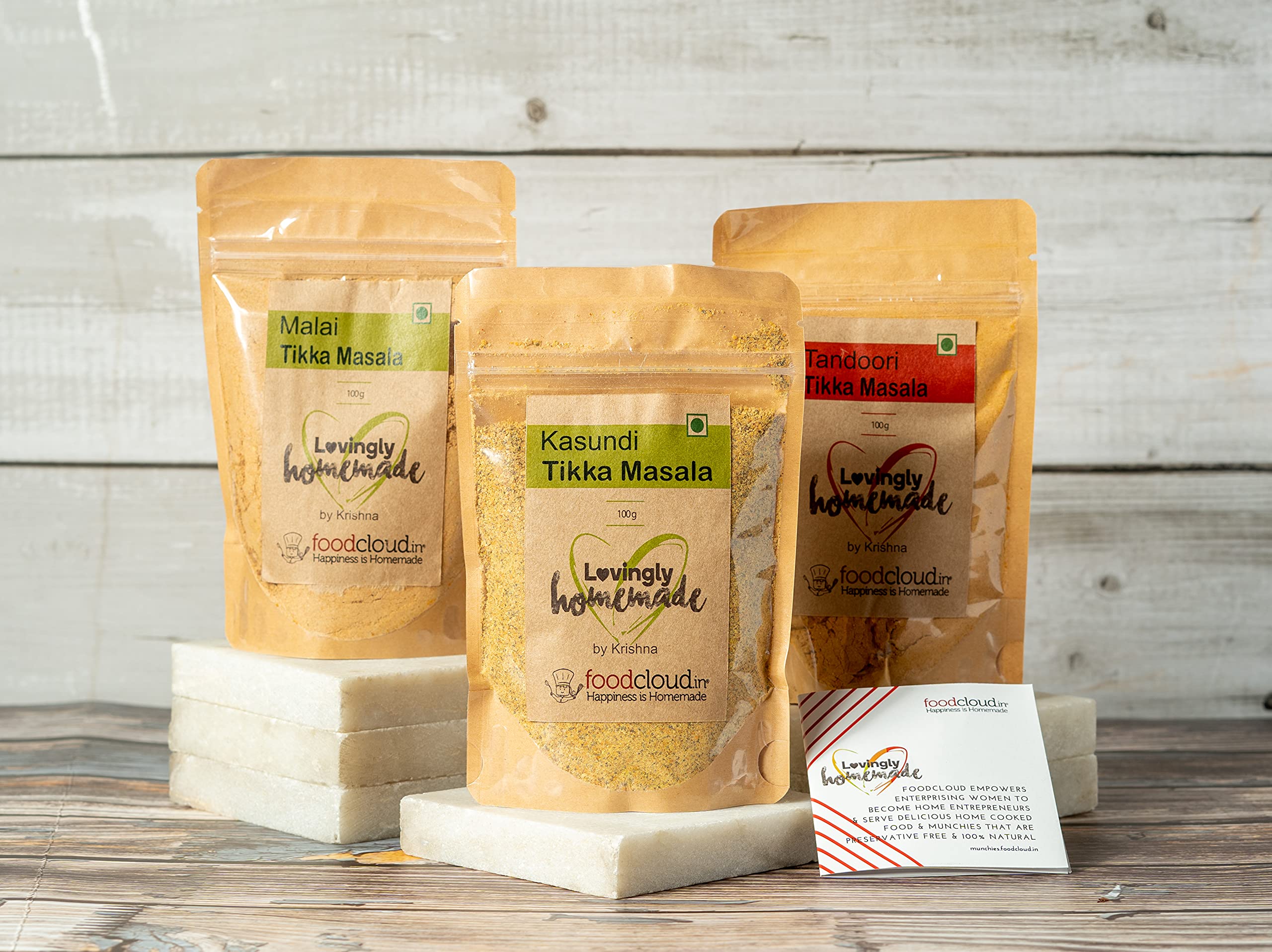 FOODCLOUD.IN DIY Tandoori BBQ Grill Kit - Vegan, Gluten Free, 100% Vegetarian & No Preservatives | Perfect for Outdoor Camping, Picnics & Backyard Parties