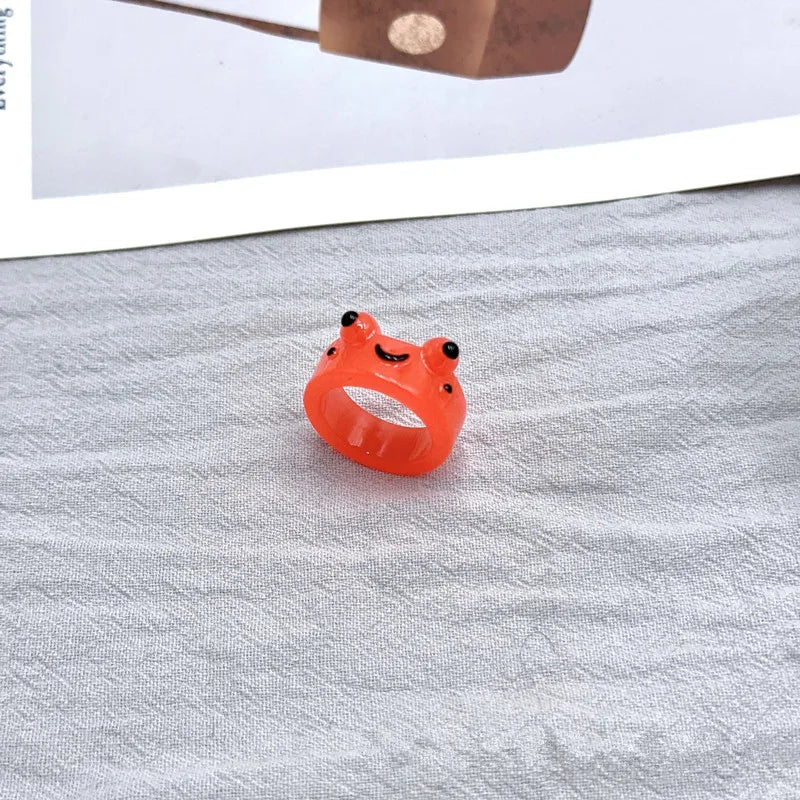 Cute Frog Ring for Women - Adorable Animal Jewelry Gift for Her - Perfect for Birthdays, Anniversaries & Everyday Wear