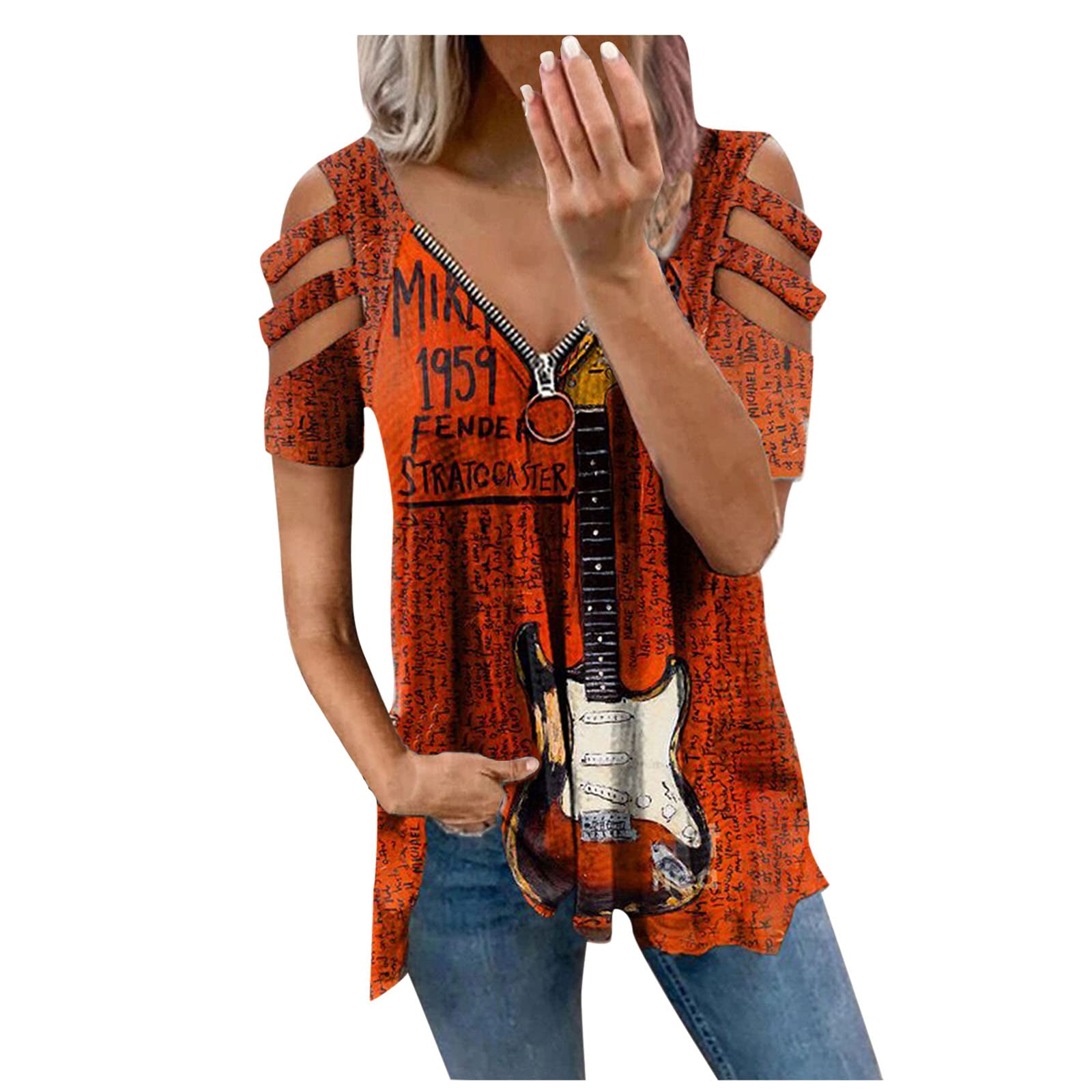 Women's Short Sleeve Tunic T-Shirts - Soft Loose Crew Neck Casual Tee with Pocket | Summer Comfort Wear for Everyday, Work & Vacation