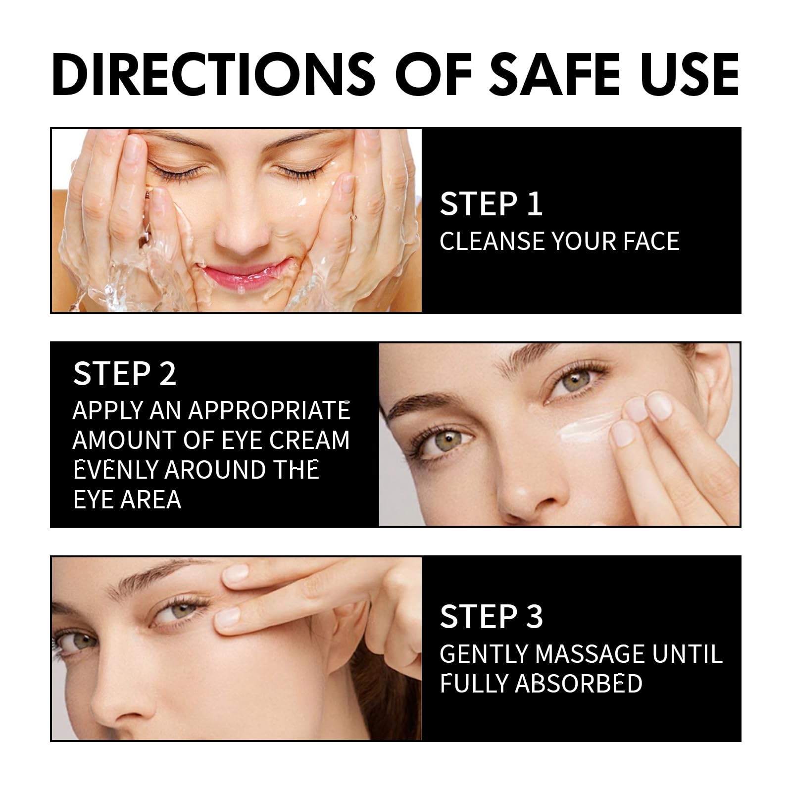 Harvey Ross Instant Lift Plus Dark Circles Eye Serum - Collagen Hydrating Treatment & Wrinkle Firming Cream for Puffy Eyes | Anti-Aging Eye Care for Day & Night Use