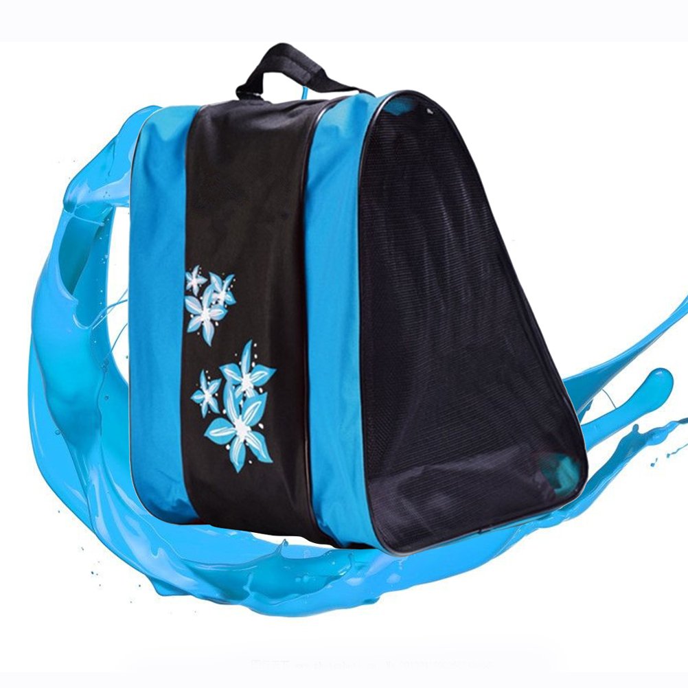 Roller Skate Bag with 3 Layers - Durable & Spacious Skating Backpack for Kids & Adults - Perfect for Ice Skates, Roller Skates & Accessories - Ideal for Rink, Park & Travel Use