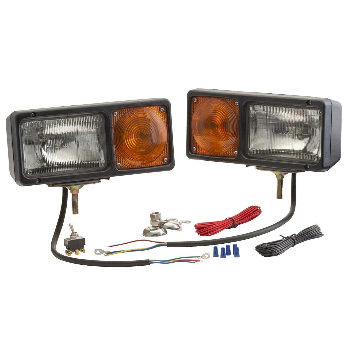 Best Snowplow Lamp Kit for Trucks - Heavy Duty LED Snow Plow Lights for Winter Safety - Perfect for Snow Removal & Off-Road Vehicles