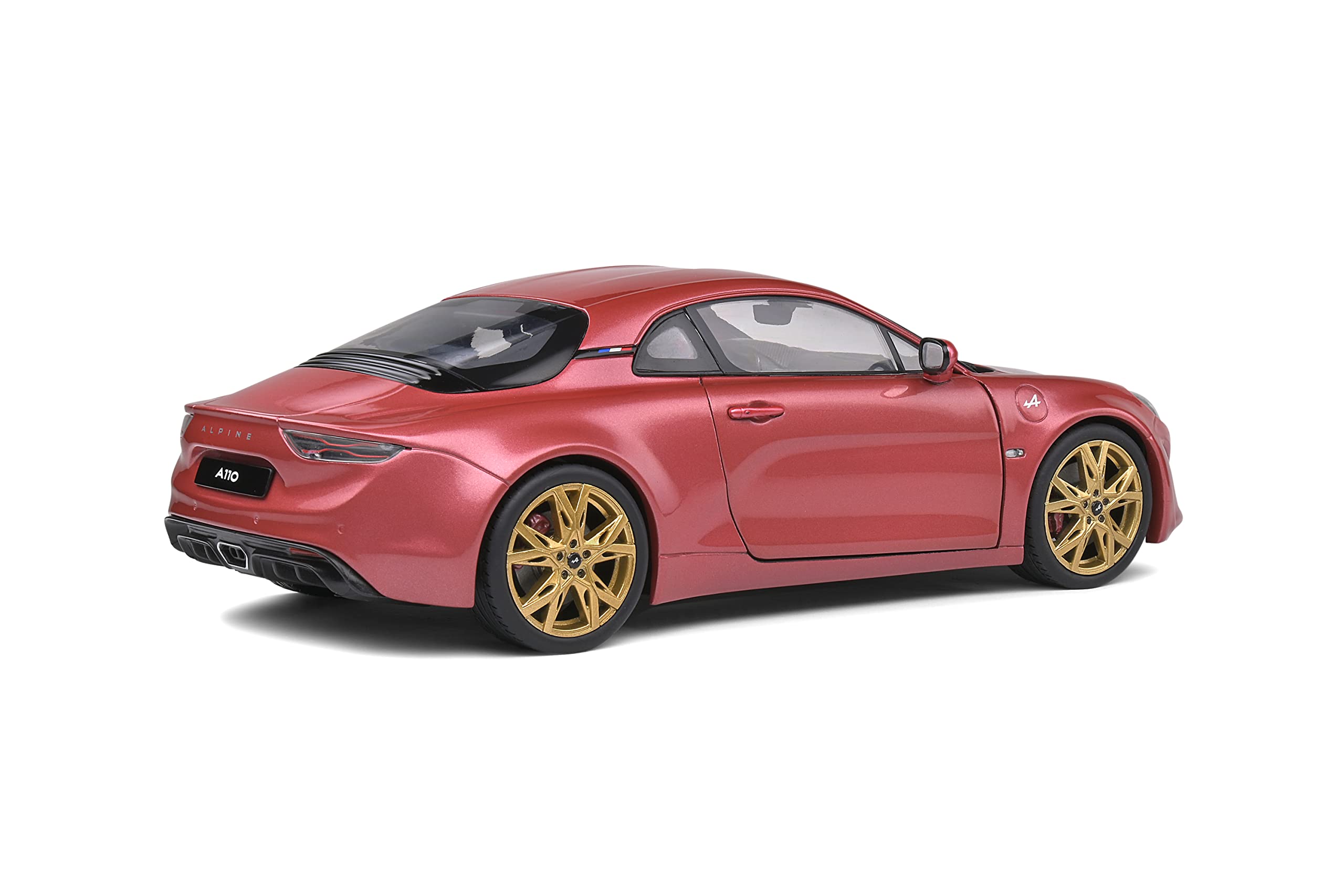 1:18 Scale 2020 Alpine A110 Pure Diecast Model Car - Rose Pink Collectible for Display & Racing Enthusiasts