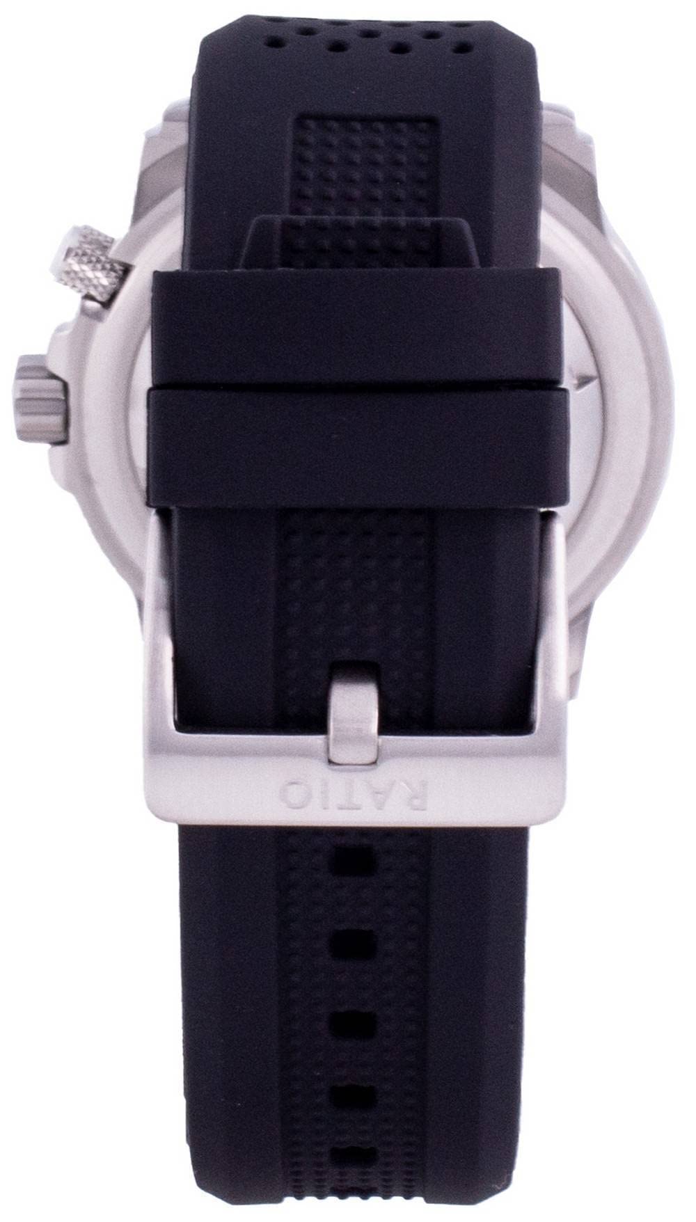 RATIO FreeDiver Helium-Safe Automatic Dive Watch for Men - 1000M Water Resistant, Sapphire Crystal, Professional Scuba Diving Gear | Perfect for Deep Sea Exploration, Technical Diving & Underwater Adventures