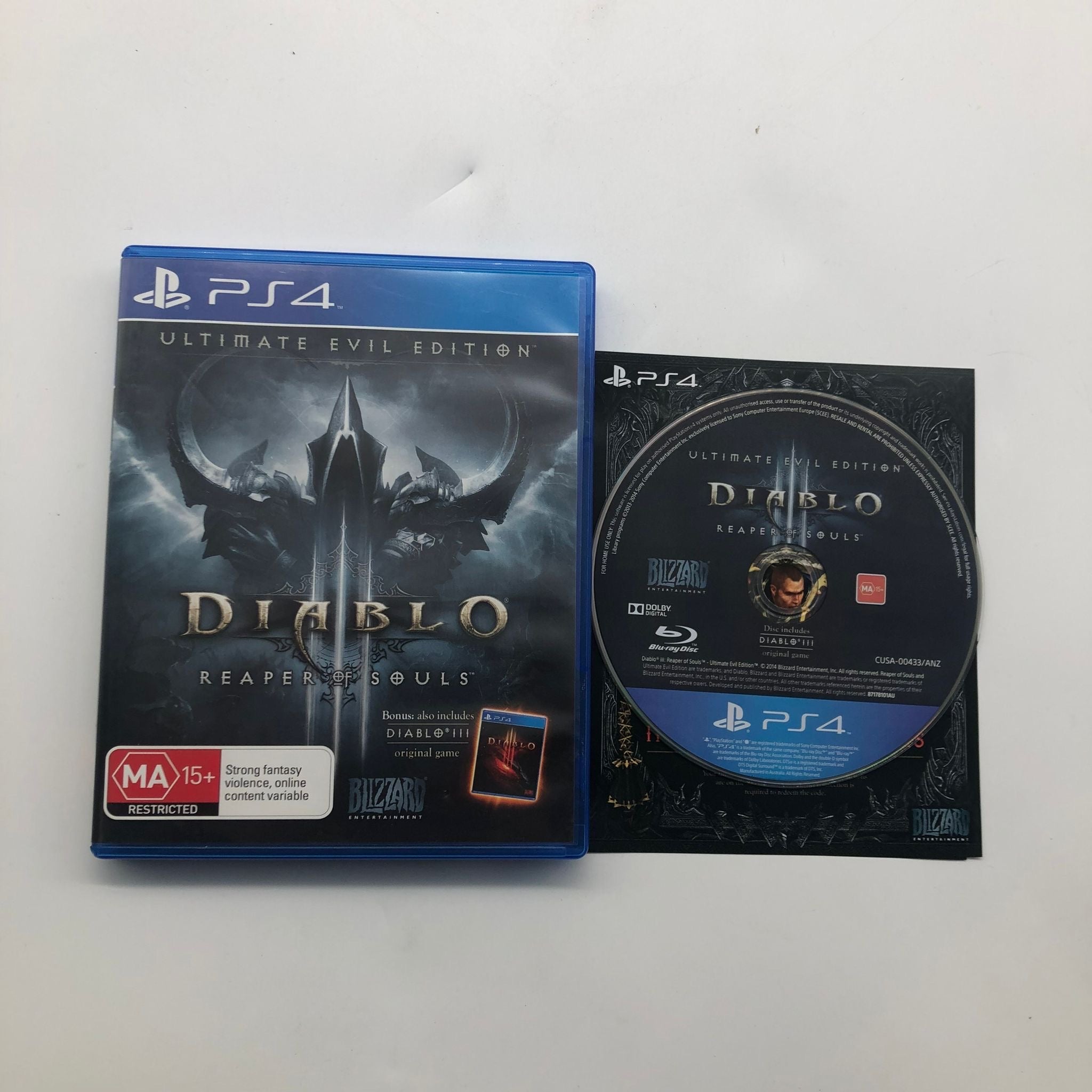 Diablo III Reaper of Souls Ultimate Evil Edition - PS4 Game with Manual | Action RPG for PlayStation 4 | Perfect for Fantasy Adventure Gaming & Multiplayer Co-op Play
