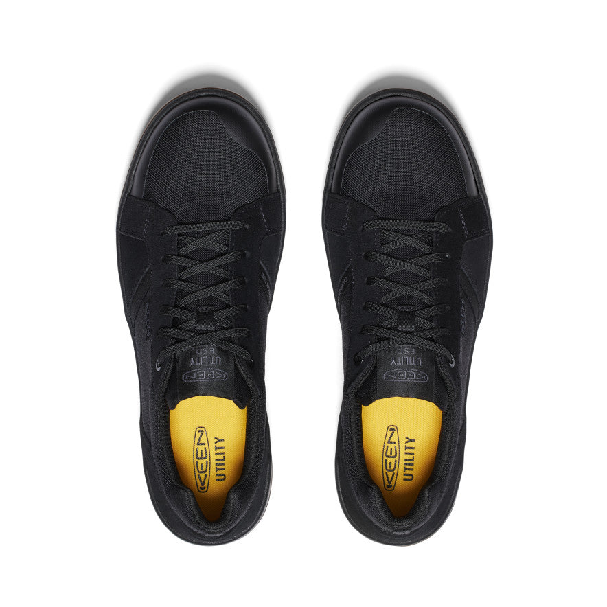 Kenton ESD Safety Work Shoes for Men - Carbon Toe, Black/Gum - Slip Resistant & Electrical Hazard Protection for Construction & Warehouse Workers