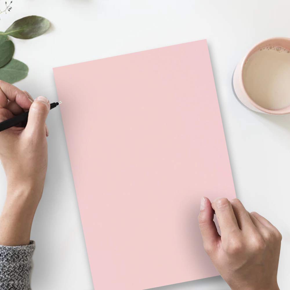 JAM PAPER Legal Matte 80lb Cardstock - 8.5 x 14 Coverstock - 216 GSM Premium Paper - Baby Pink Pastel - 250 Sheets/Pack - Perfect for Wedding Invitations, Scrapbooking & DIY Craft Projects