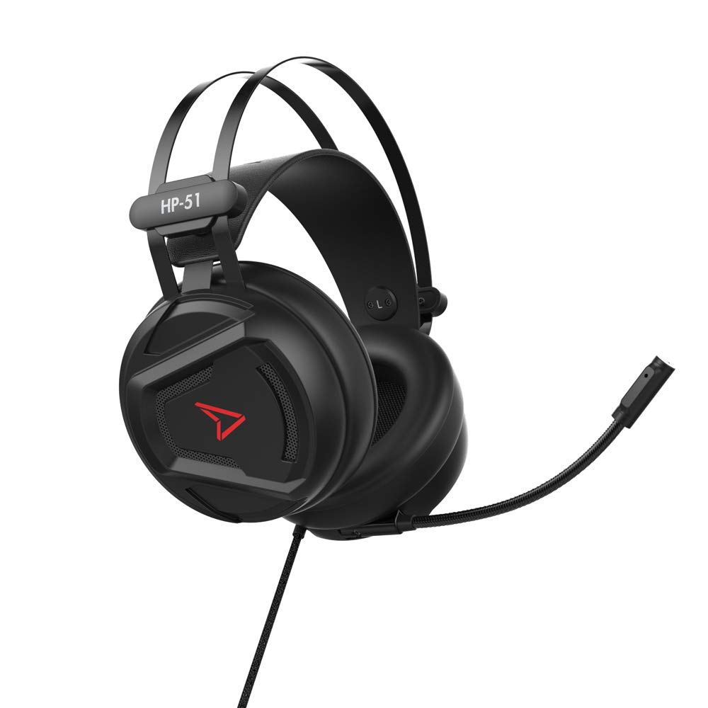 HP51 Wired 5.1 Surround Sound Gaming Headset for PS4/PC/Nintendo Switch/Xbox One - Black | Immersive Gaming Experience for PC & Console Gamers