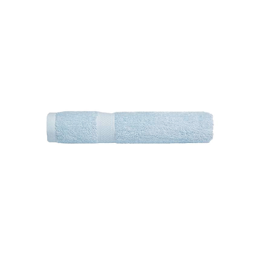 Premium 100% Combed Cotton Baby Blue Towels - Ultra Soft Face & Body Washcloths for Gentle Skin Care - Perfect for Bathroom, Spa, Nursery & Travel Use