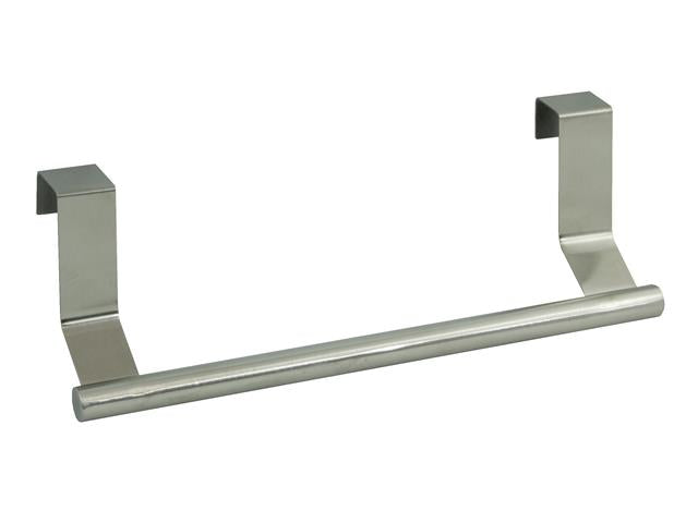 Over The Cabinet Towel Holder - Sturdy & Space-Saving Kitchen Organizer for Dish Towels, Hand Towels & Oven Mitts - Perfect for Small Kitchens & RVs