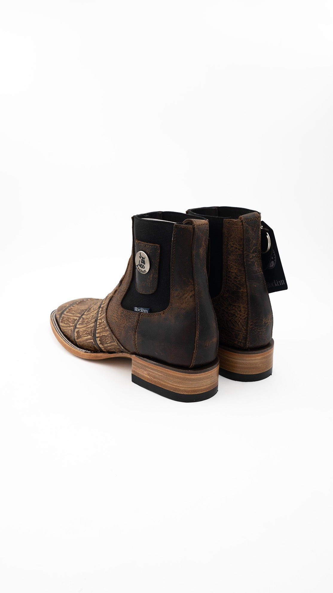 Matte Giant Gator Square Toe Boots for Men - Final Sale | Western Cowboy Boots, Comfortable Work & Outdoor Wear