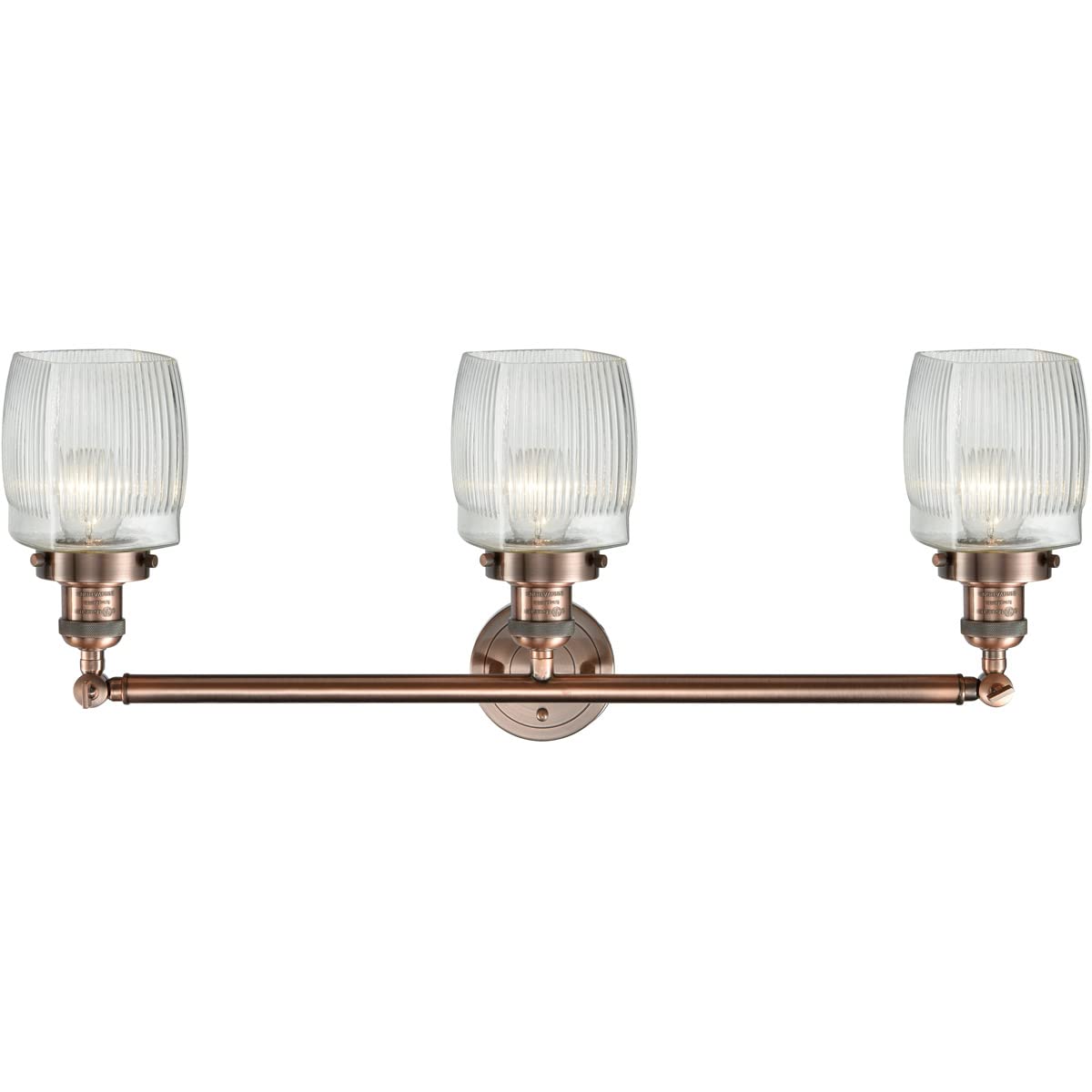 Innovations INNO205-AC-S-G302-LED Modern LED Bathroom Vanity Light Fixture in Copper Finish - Perfect for Bathroom, Powder Room & Home Decor Lighting
