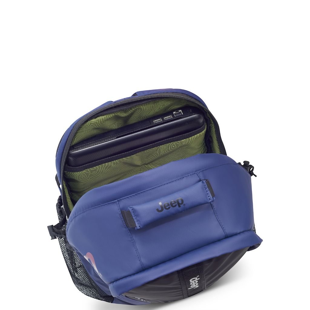 Jeep Versatile 15.6 Inch Laptop Backpack for Men & Women - Durable Water-Resistant Navy Blue Computer Bag - Perfect for Work, Travel & School