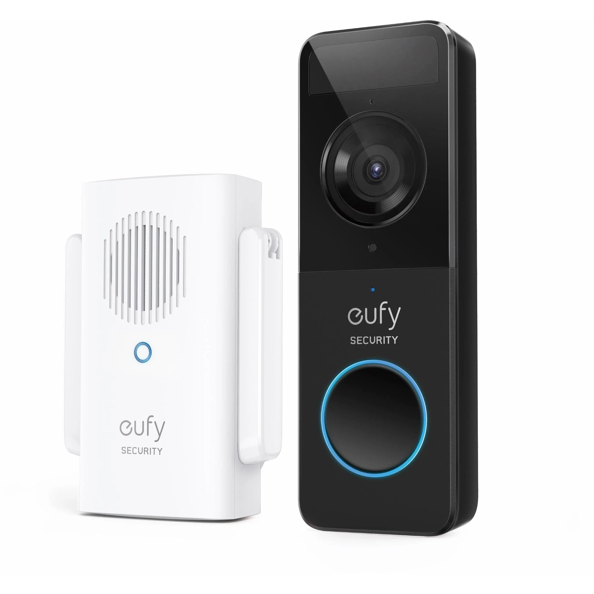 Eufy Security Slim 1080P Wireless Video Doorbell with Homebase Mini Repeater - HD Night Vision, 2-Way Audio, No Monthly Fees - Perfect for Home Security & Smart Door Monitoring