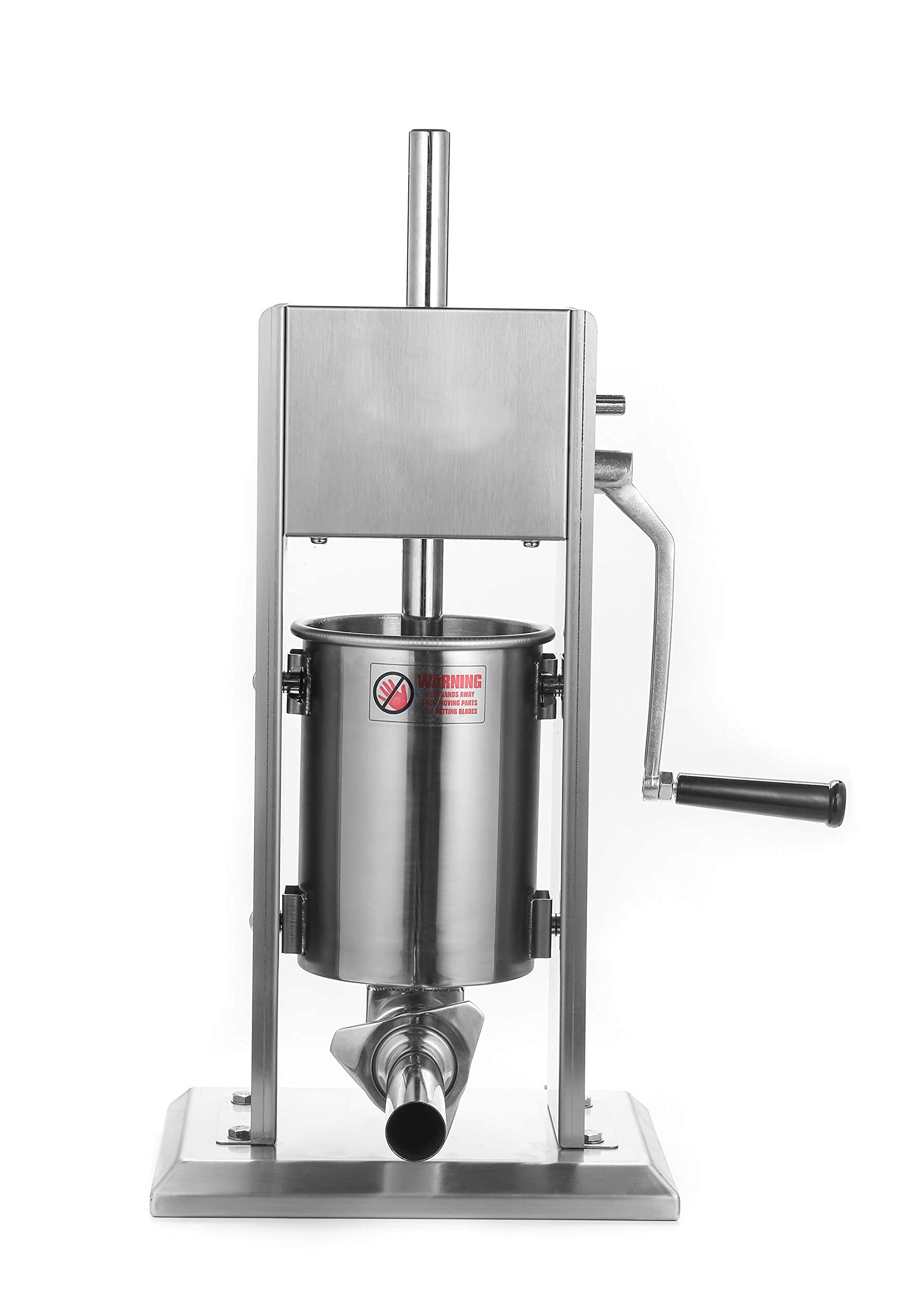 Premium Stainless Steel Vertical Sausage Stuffer - 7Lb/3L Capacity, Dual Speed Motor, Easy to Clean - Perfect for Home Kitchen, Butcher Shop & Sausage Making Business