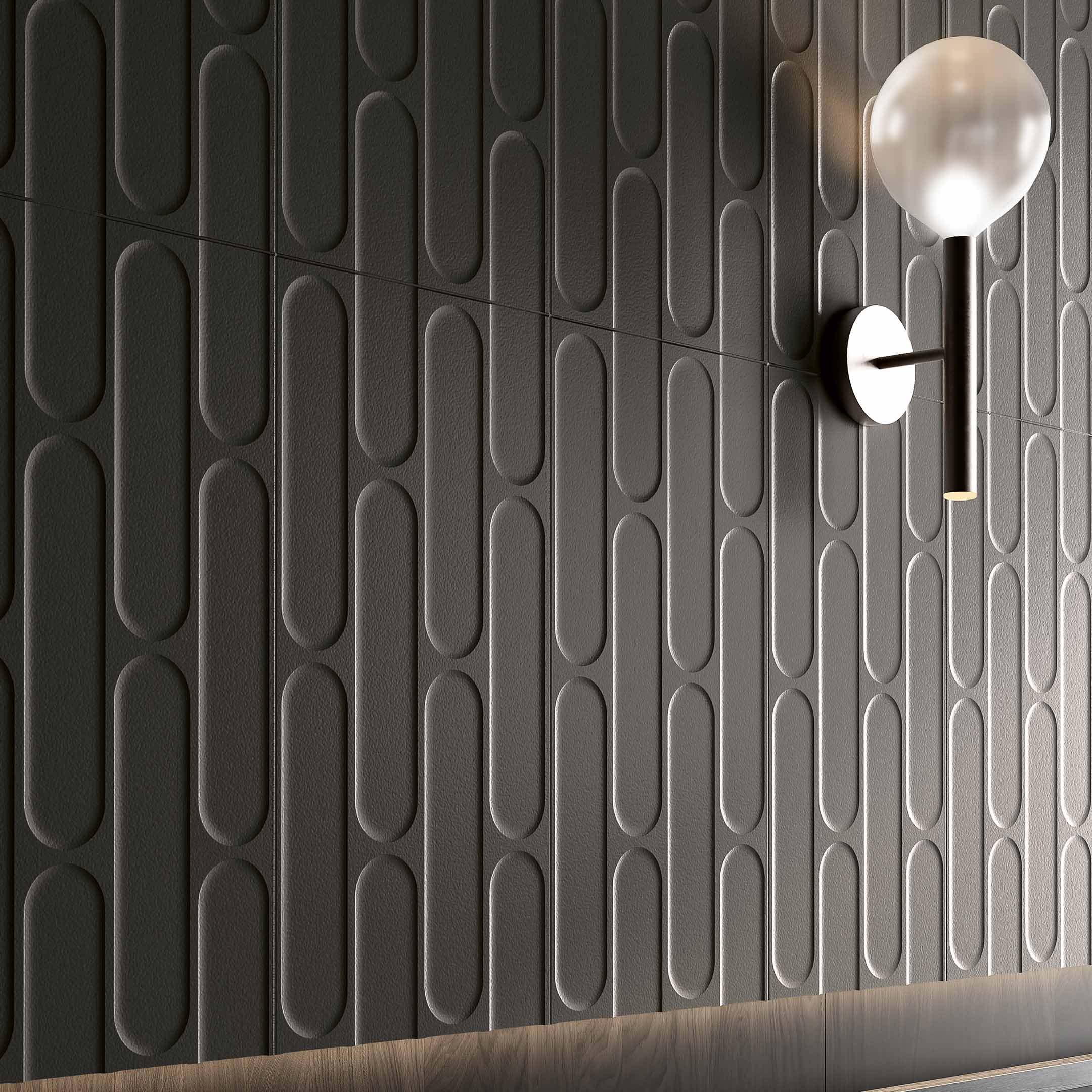3D Fishscale Wall Tile - Ceramic Biscuit Textured Tiles for Kitchen Backsplash, Bathroom & Accent Walls - Waterproof & Easy to Clean (12x12 Inch, 10-Pack)