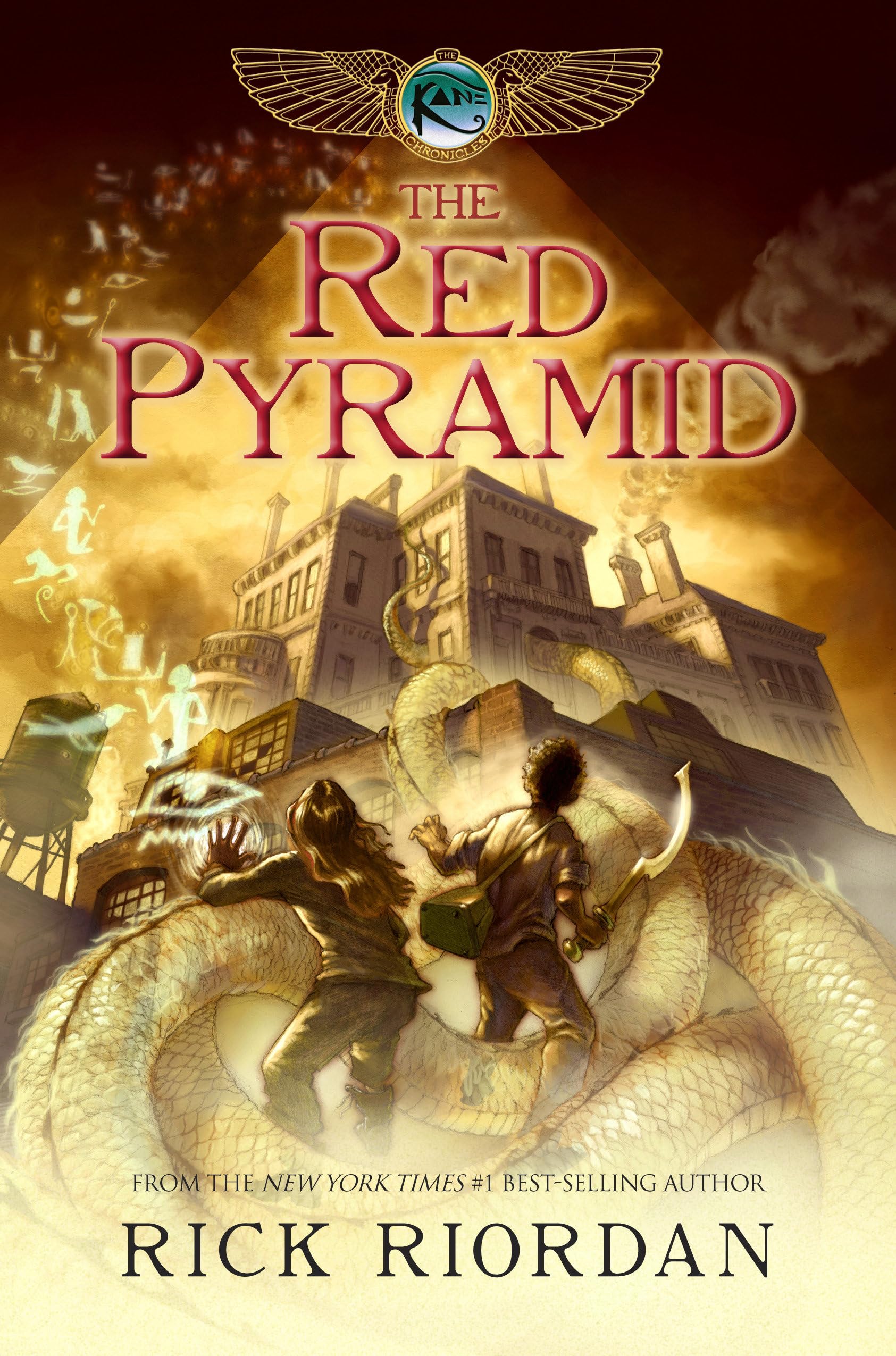 The Red Pyramid (The Kane Chronicles, Book 1) by Rick Riordan - Ancient Egyptian Mythology Adventure Novel for Teens & Young Adults - Perfect for Fantasy Readers and Classroom Reading