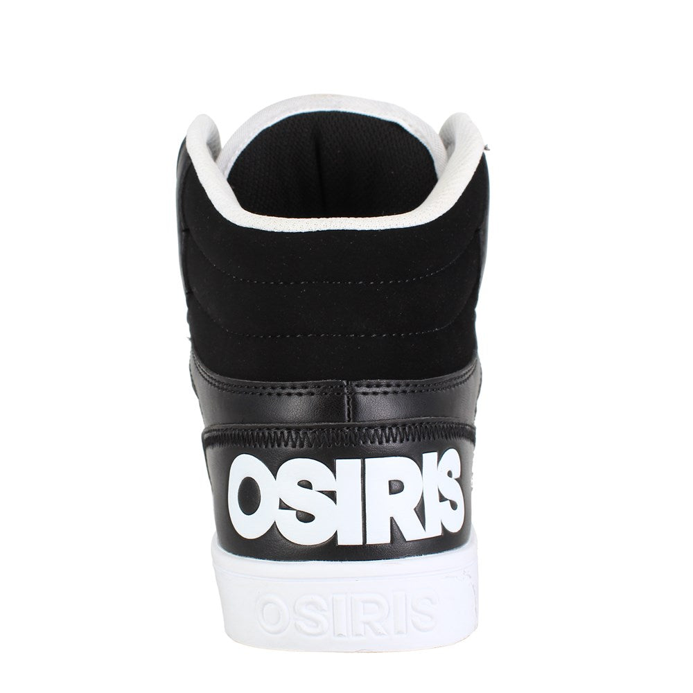 Osiris Clone Sneakers - Black/Black/White Men's Skate Shoes for Streetwear & Casual Wear | Perfect for Skating, Urban Fashion & Everyday Comfort