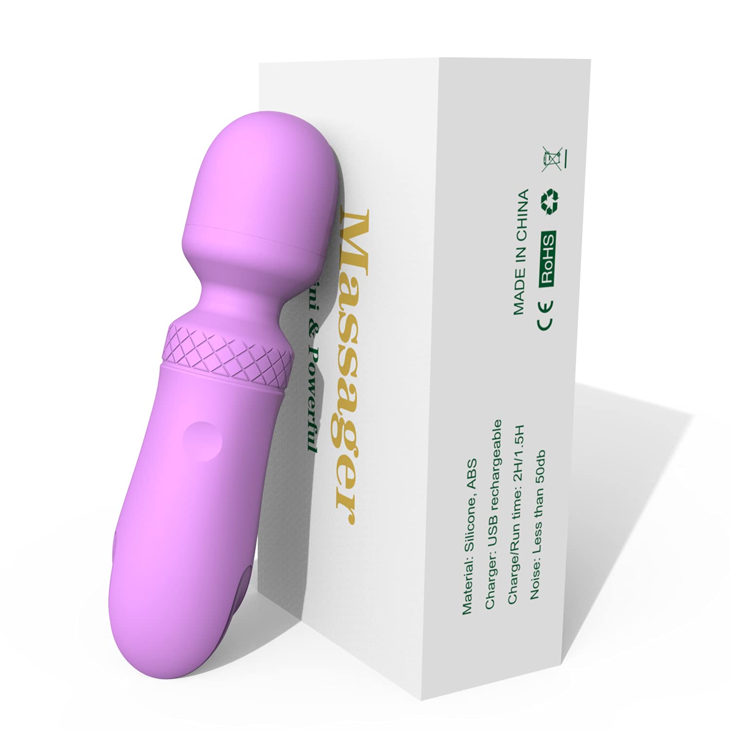 Mini Bullet Vibrator with Clitoral Stimulation - Rechargeable Lipstick Vibrator, 10 Vibration Modes, Waterproof, G-Spot & Nipple Stimulator - Discreet Sex Toy for Women - Perfect for Travel, Solo Play & Couples Fun