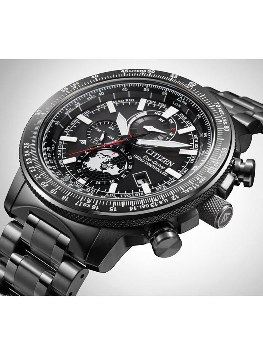 CITIZEN PROMASTER SKY Eco-Drive GEO TREKKER BY3005-56G Men's Solar-Powered Watch with Japan Movement - Perfect for Hiking, Travel & Outdoor Adventures