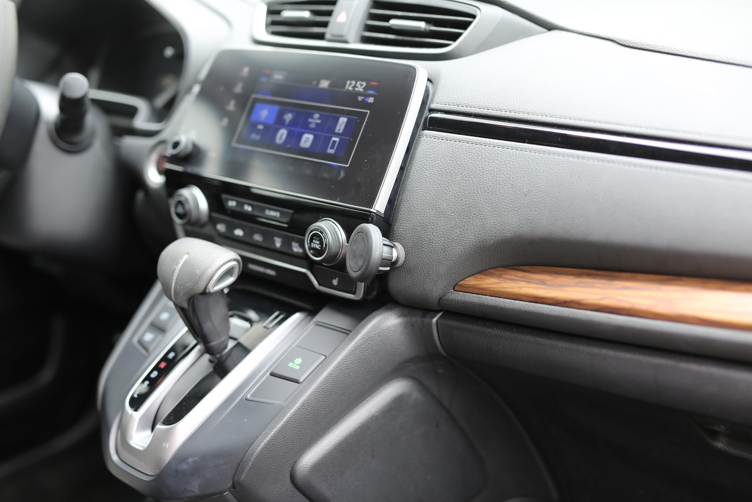 Course Motorsports DirectFit Phone Mount for Honda CR-V (2017-2022) - Auto-Closing Charging Cradle with Secure Grip - Right Side Tan - Perfect for GPS Navigation & Hands-Free Driving