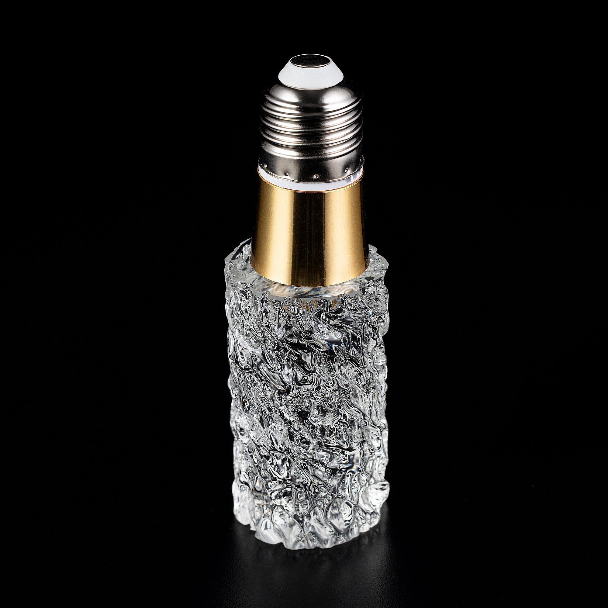 RIPPLE CYLINDER Crystal LED Light Bulb - Large Size, Energy Efficient Decorative Lighting for Home, Party & Wedding Decor