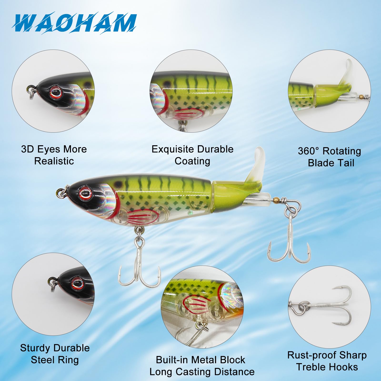 Best Bass Fishing Lures & Saltwater/Freshwater Fishing Gear for Men - Cool Fishing Accessories & Must-Have Gifts for Anglers - Perfect for Lake, River & Ocean Fishing Trips