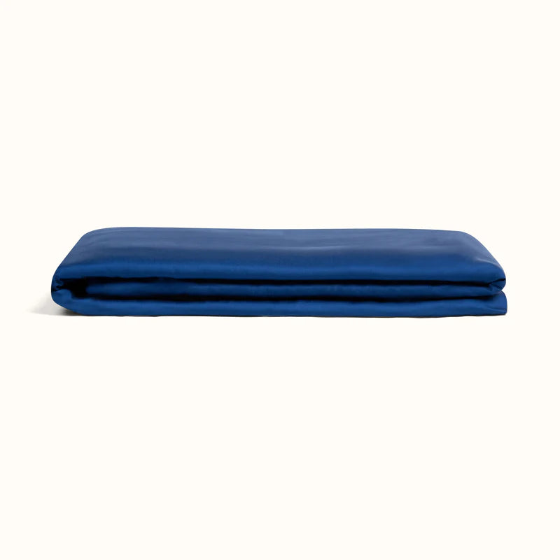 Premium Blue Bamboo Duvet Cover Set - Soft & Breathable 100% Bamboo Fabric - Queen Size Bedding Set with Pillow Shams - Perfect for Eco-Friendly Home Decor & Luxurious Sleep Comfort