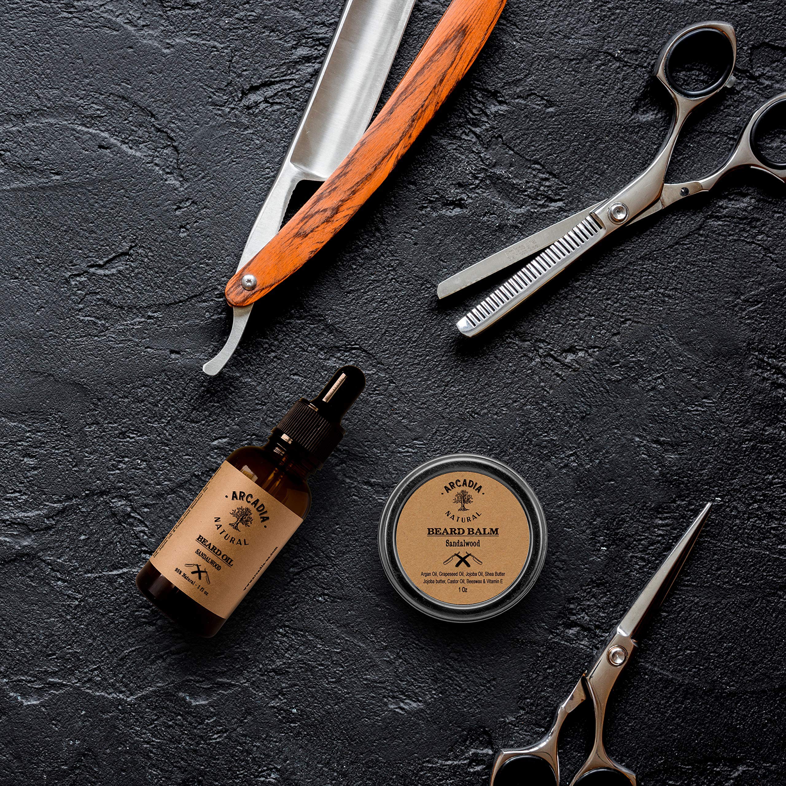 Premium Personalized Gift Box for Men - Beard Oil & Cologne Set - Eco-Friendly Zero Waste Present for Husband & Boyfriend - Perfect for Birthdays, Anniversaries & Special Occasions