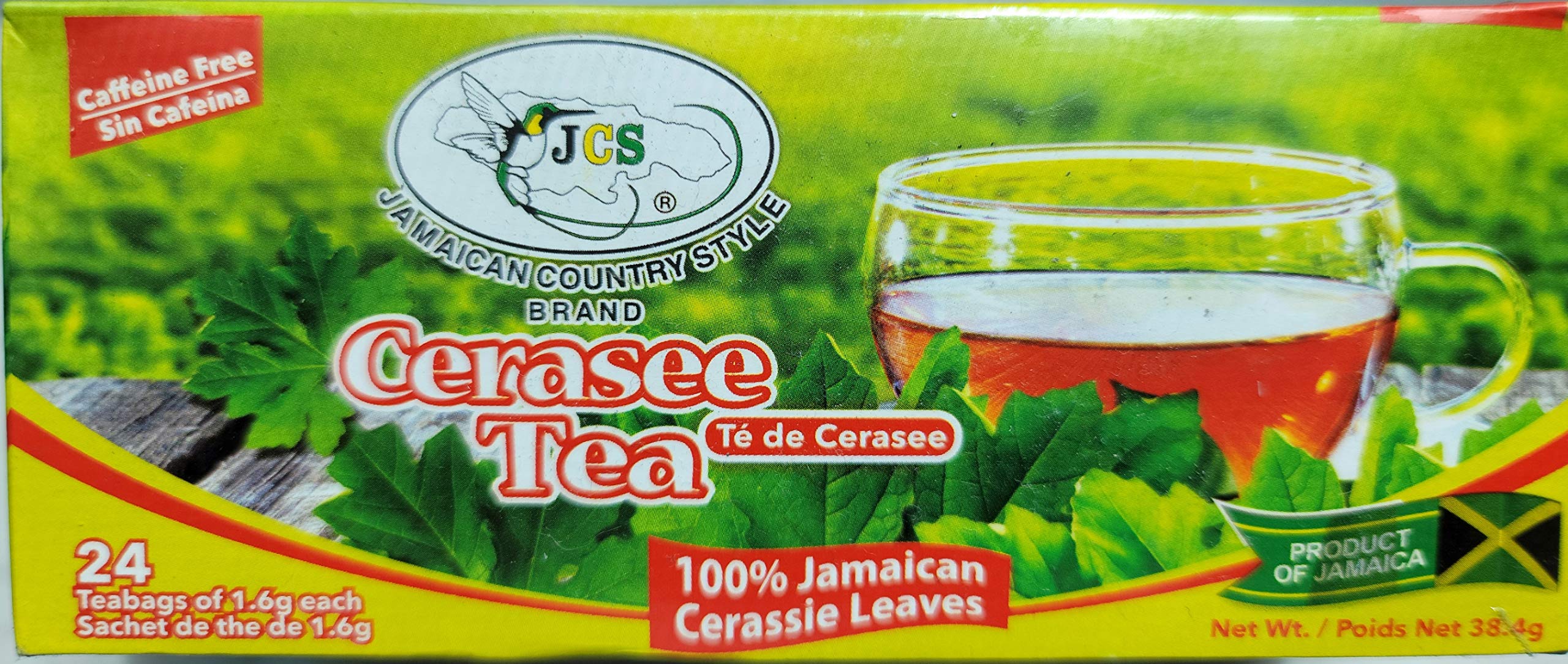 JCS Cerassie Herbal Tea Bags - 24 Count | Natural Detox & Weight Loss Tea | Perfect for Morning Energy & Evening Relaxation