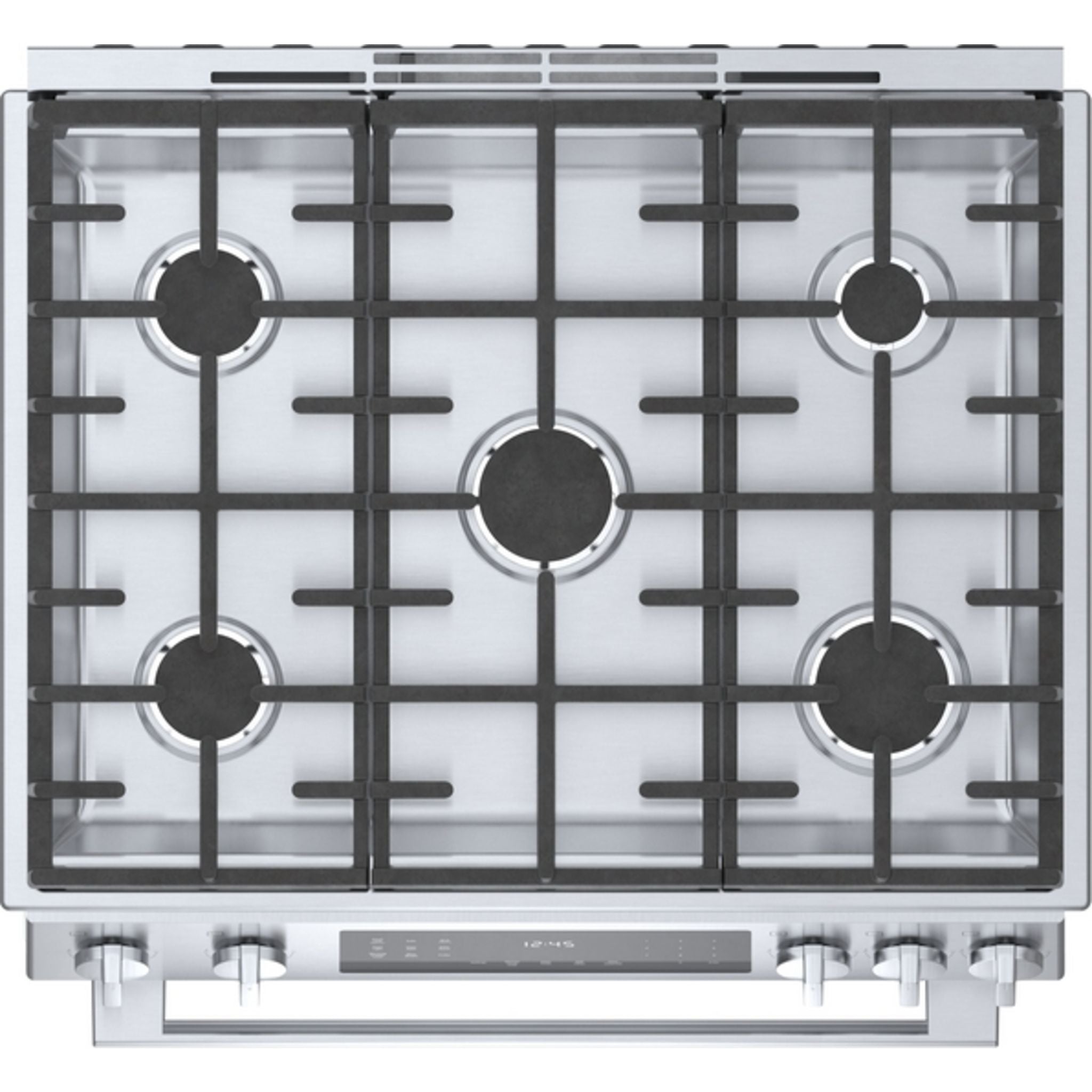 Bosch HGIP056UC 30 Inch Slide-In Gas Range - Stainless Steel, 5 Burners, Convection Oven - Perfect for Modern Kitchens & Home Cooking