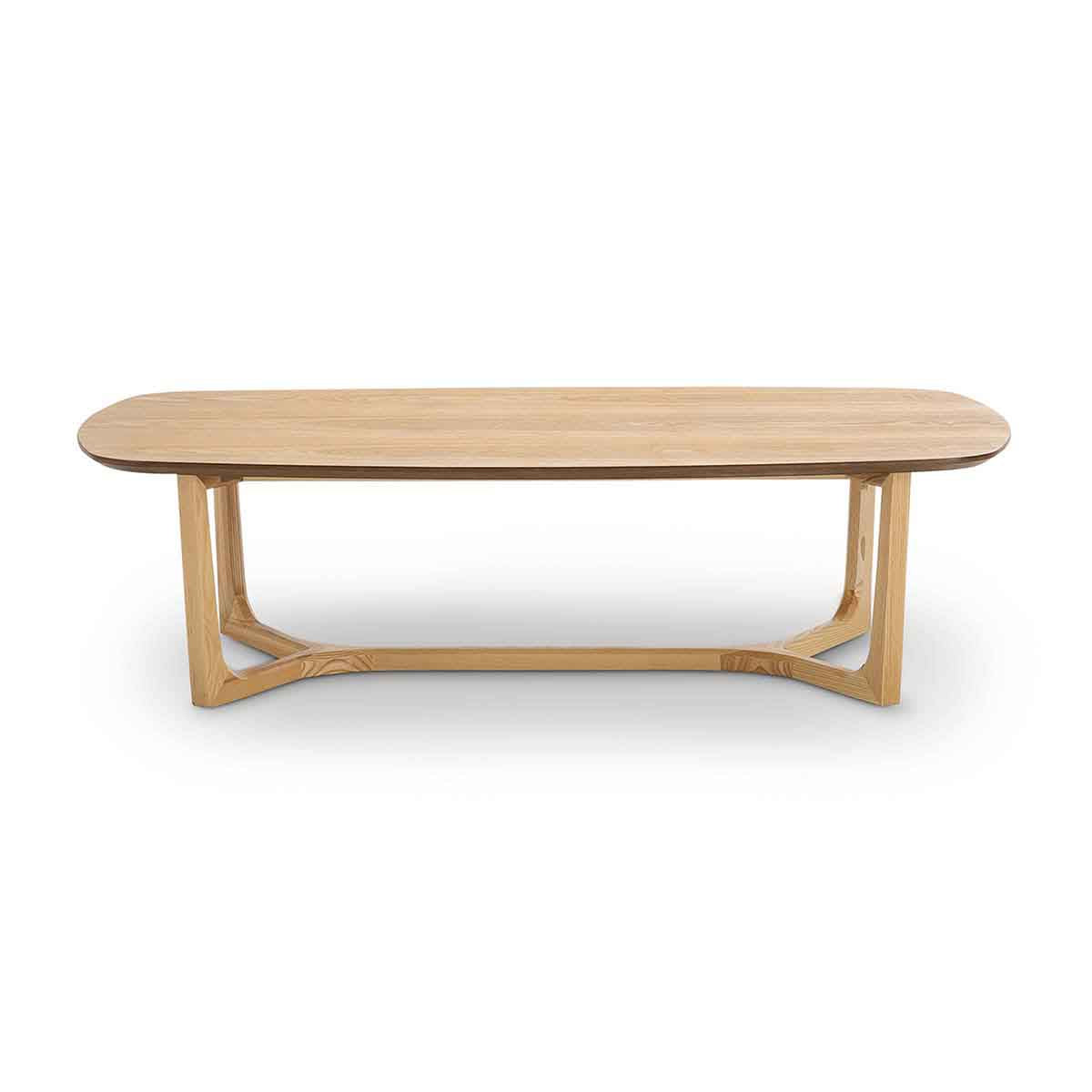 Ashwood Oval Coffee Table - Modern Living Room Centerpiece for Home Decor | Stylish & Durable Wooden Table for Coffee, Books & More