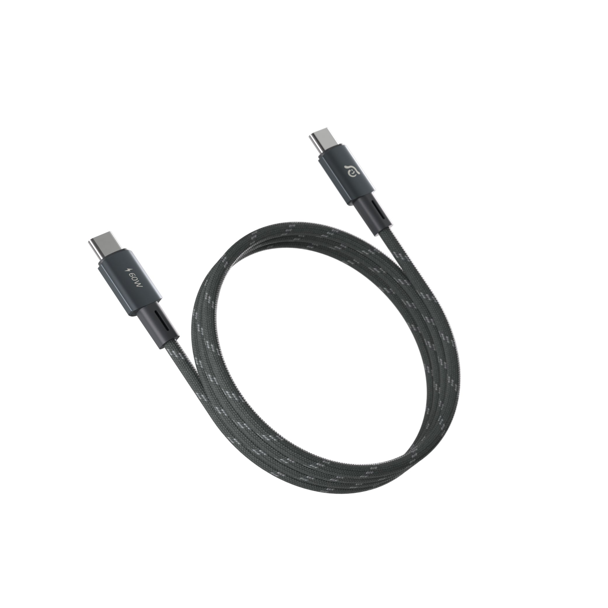 ADAM elements CASA MS100 USB C to USB C Cable 60W Fast Charging - Perfect for MacBook, iPad Pro, Galaxy S23 & More