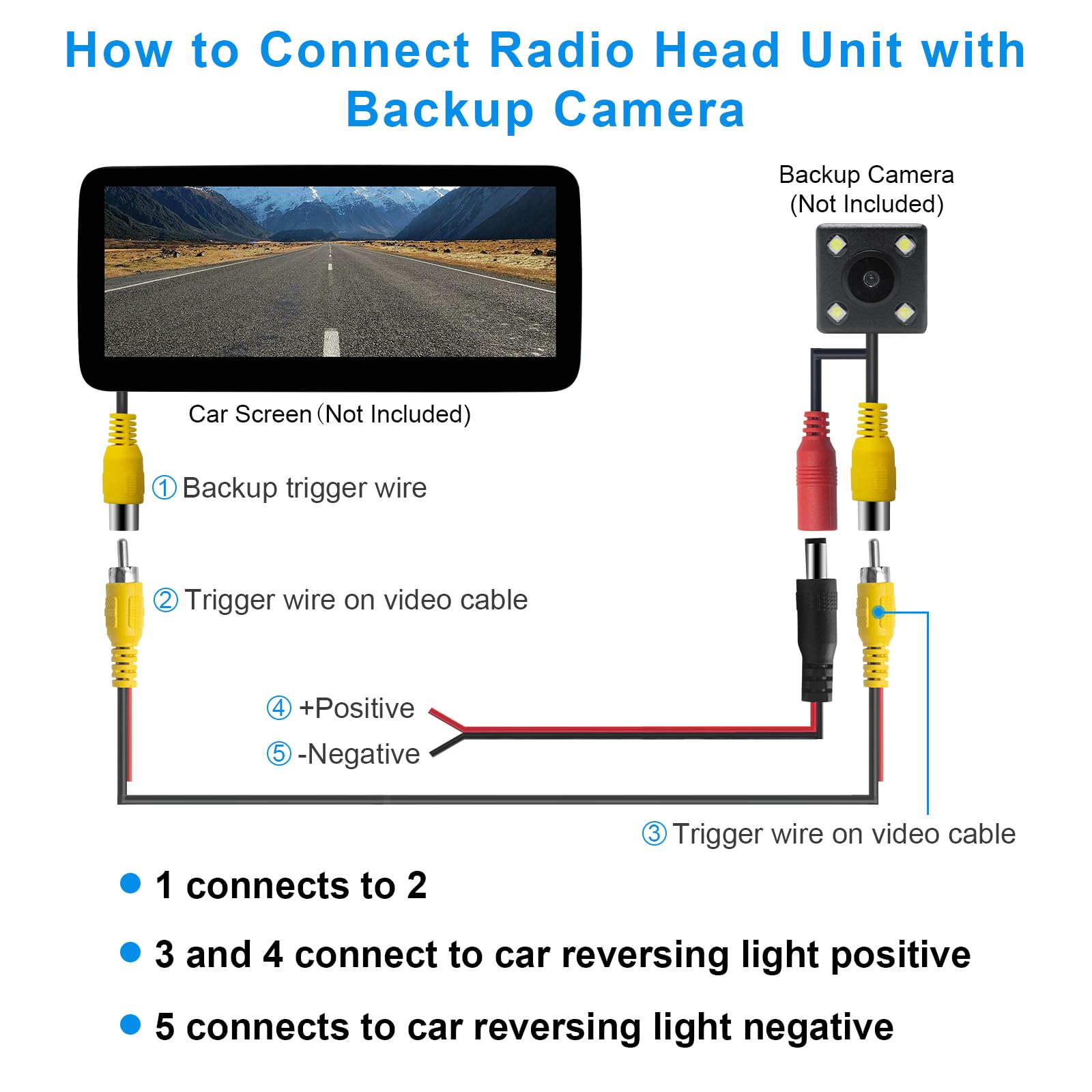 **High-Quality RCA Video Cable 20FT - Car Backup Camera AV Extension Cable with Detection Wire & Power Cable (Female to Female Coupler) - Perfect for Rear View Camera Installation & Vehicle Safety Systems**    *(Ideal for Trucks, RVs, Trailers & DIY Backup Camera Setups)*