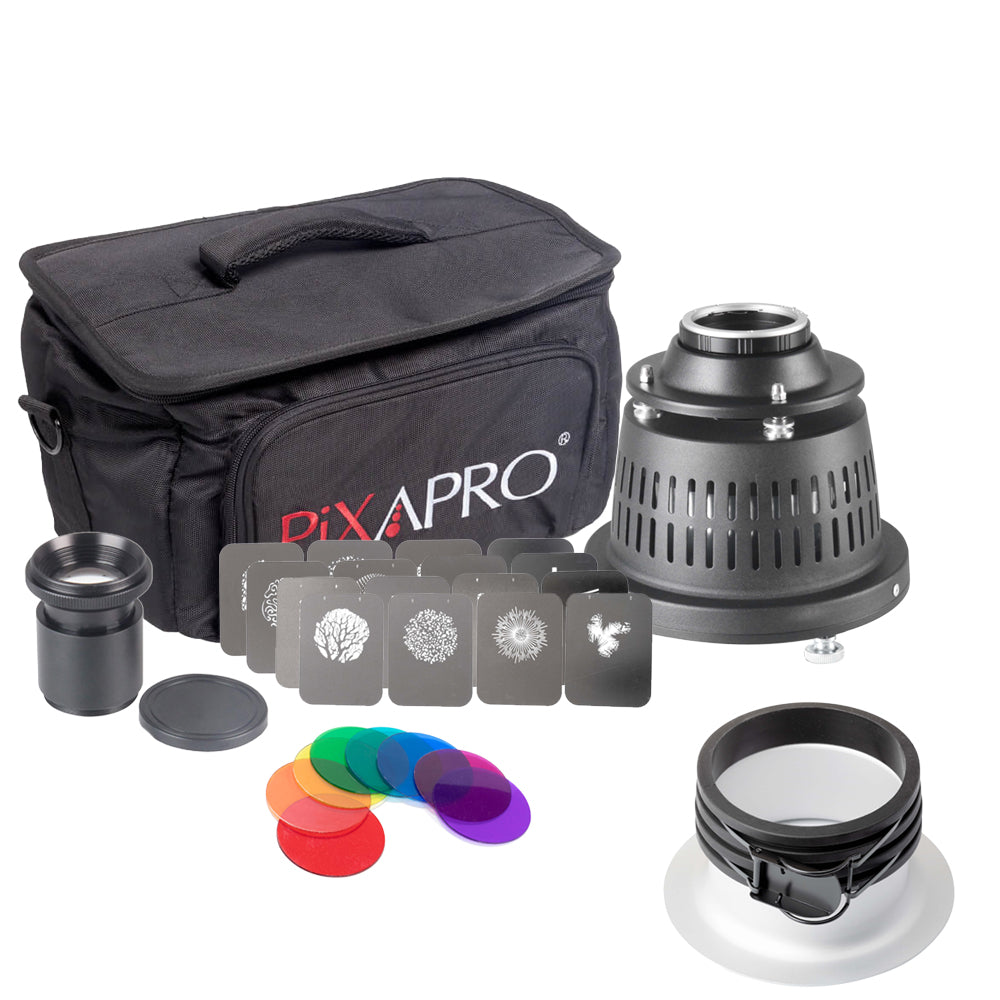 EF Mount Optical Snoot Spotlight Projector II Complete Kit for Photography & Videography - Perfect for Studio Portraits, Product Shoots, and Creative Lighting Effects
